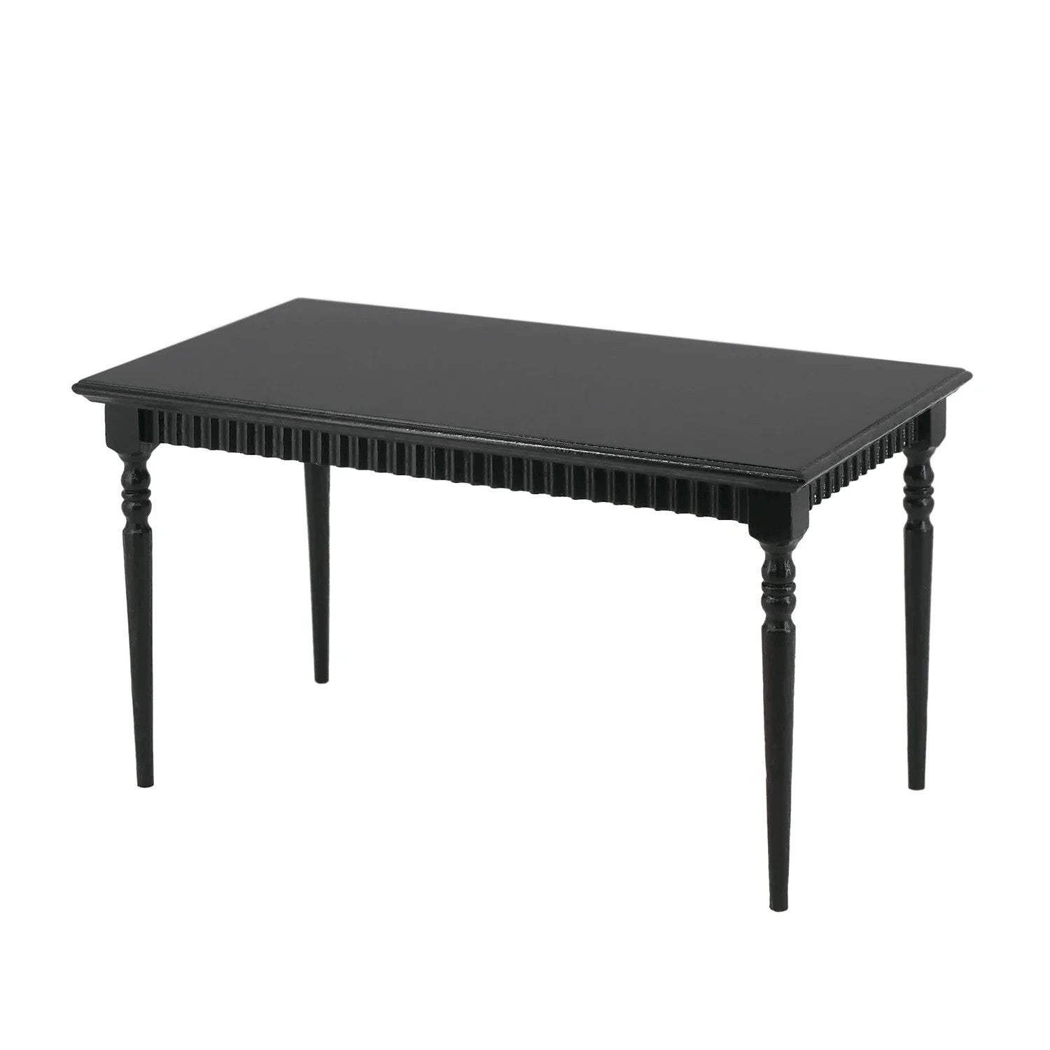 1:6 Dollhouse Miniature Dining Table – Vintage Mini Furniture