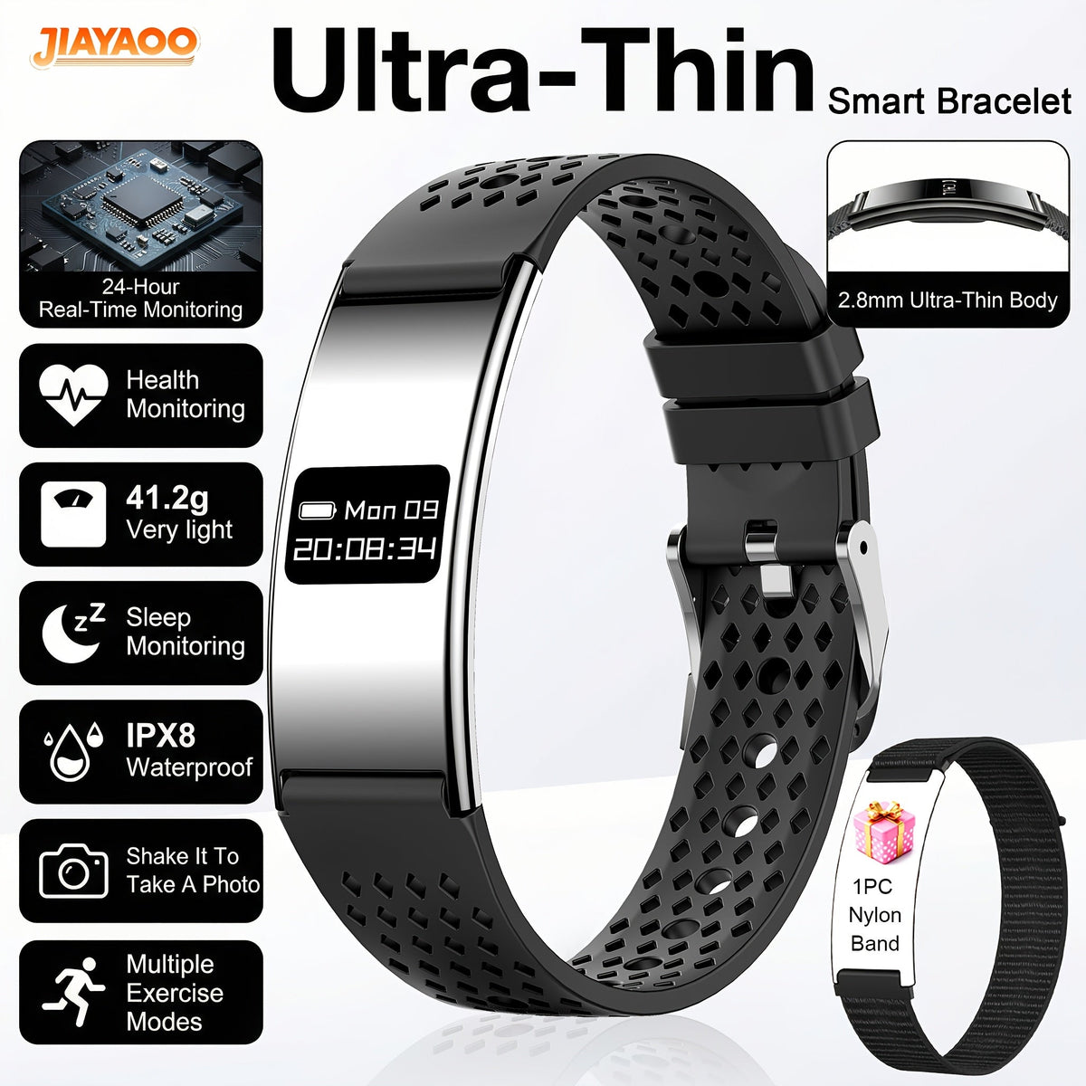 NNETM Ultra-Thin Smartwatch-1