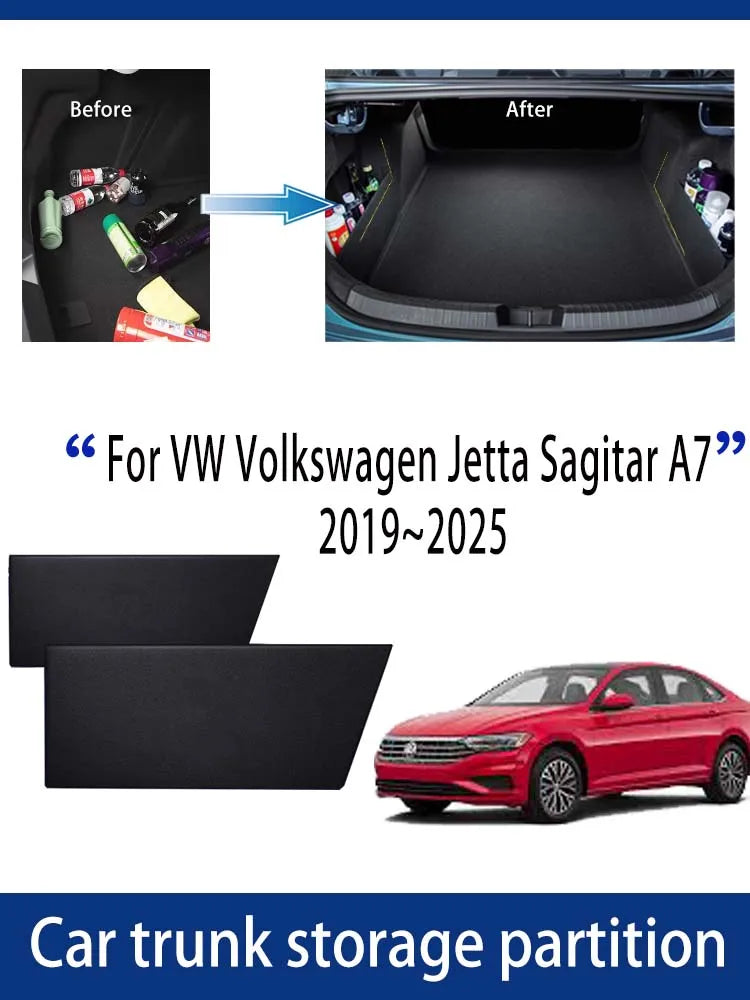 VW Volkswagen Jetta Sagitar A7 Trunk Storage Partition