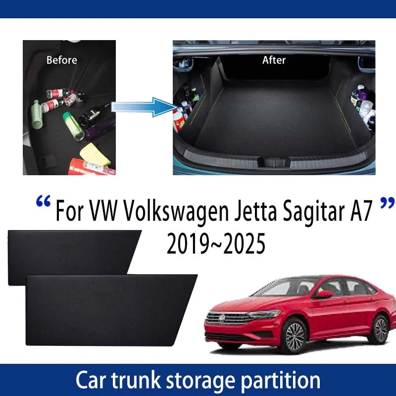 VW Volkswagen Jetta Sagitar A7 Trunk Storage Partition