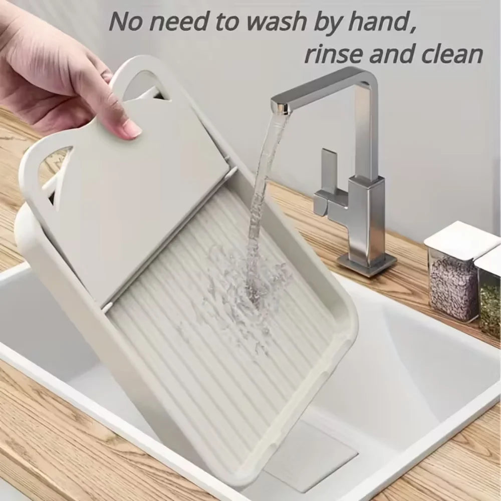 Kitchen Counter Spoon Rack - Pot Lid Rack and Spoon Rack - Multi-Purpose Small Tools to Keep the Countertop Clean - Silicone Rac