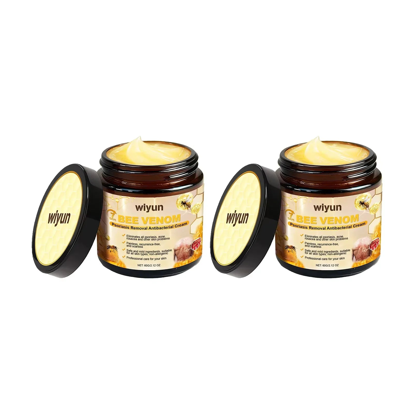 Bee Venom Body Cream 60g for Dry Skin Relief-6