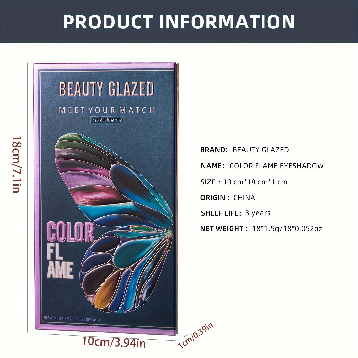 Butterfly Eyeshadow Palette-4