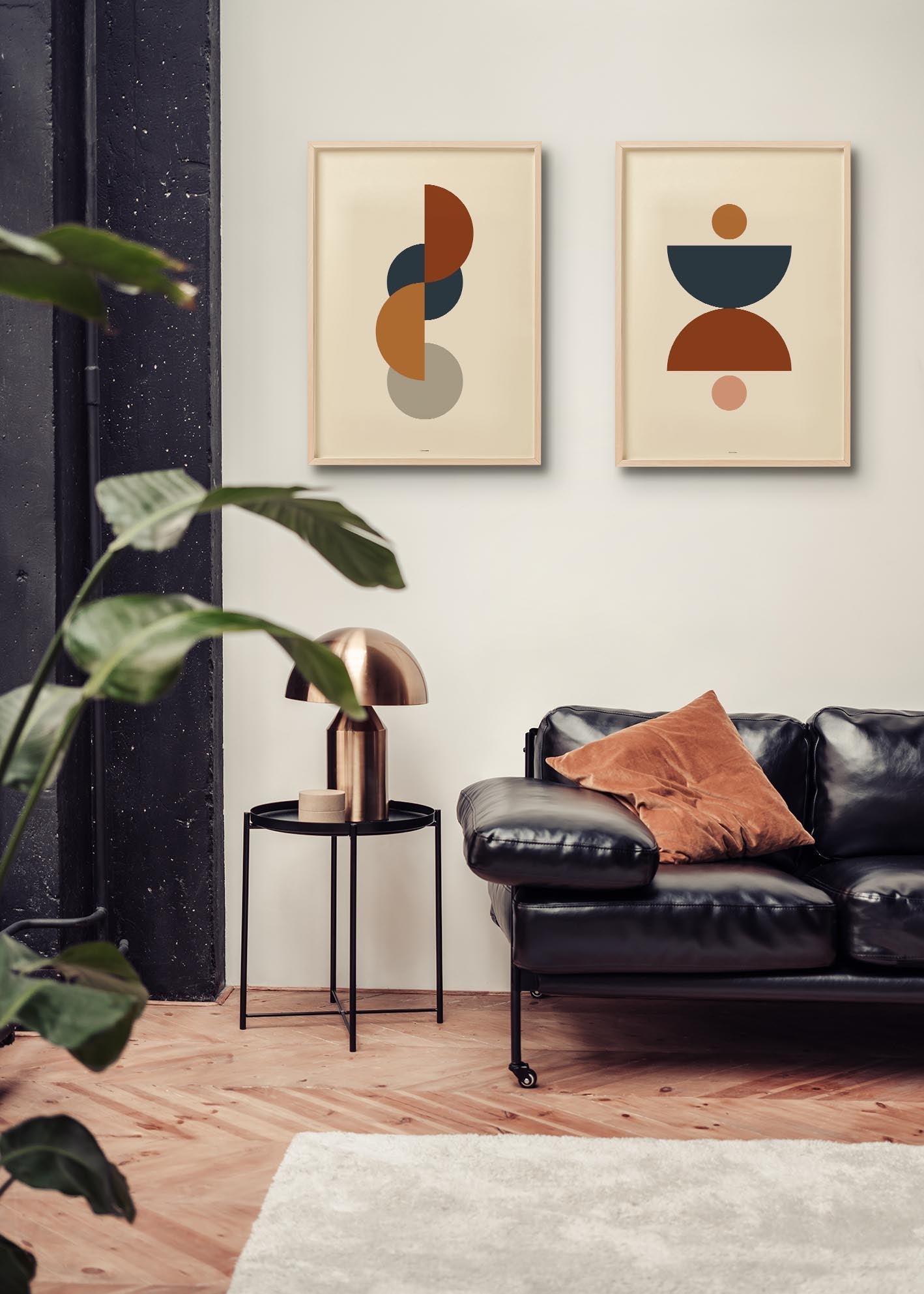 Abstract Shapes Vintage Tones 2