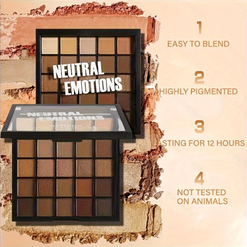 Ecofavor Neutral Emotions Eyeshadow Palette-3