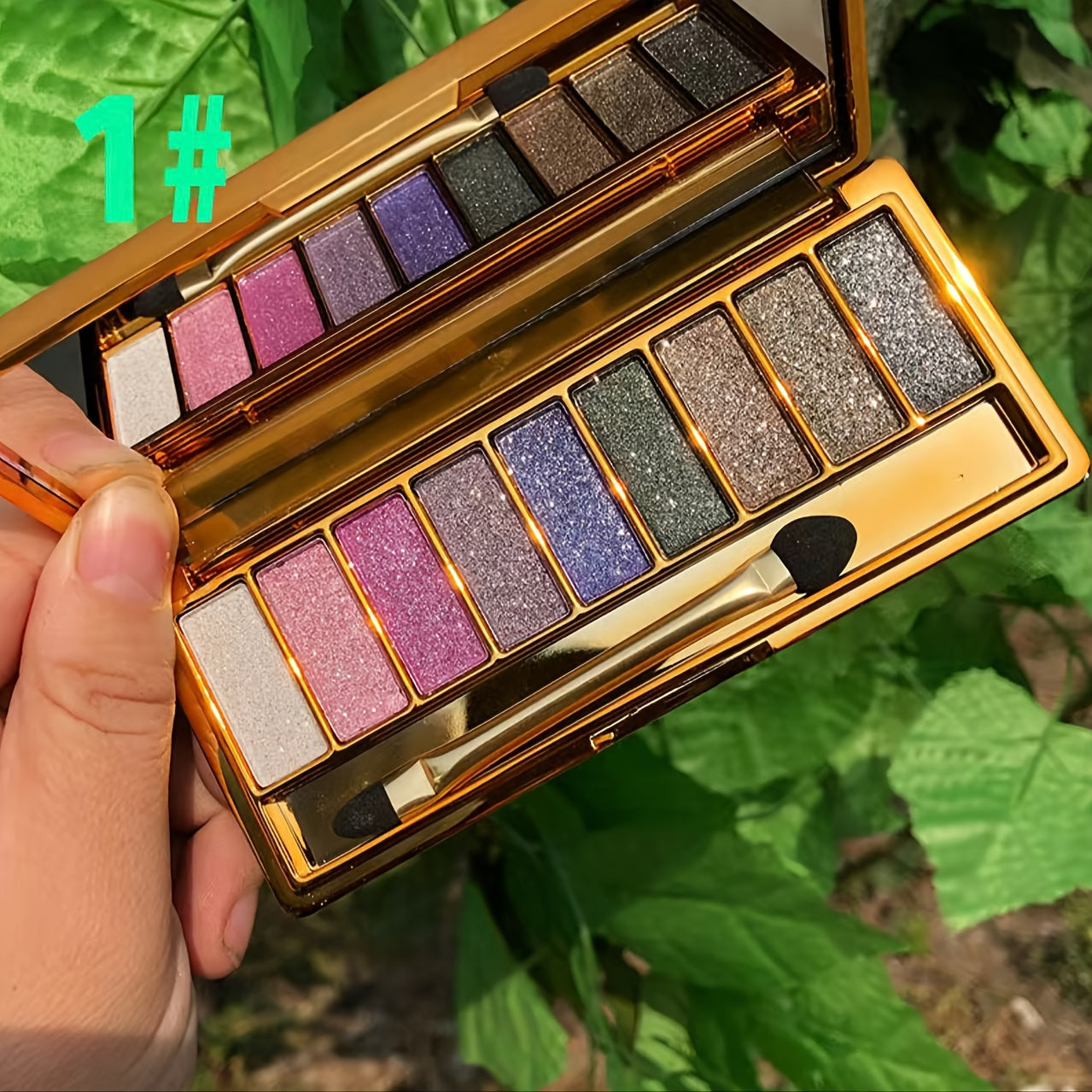 Golden Glamour Eyeshadow Palette-2