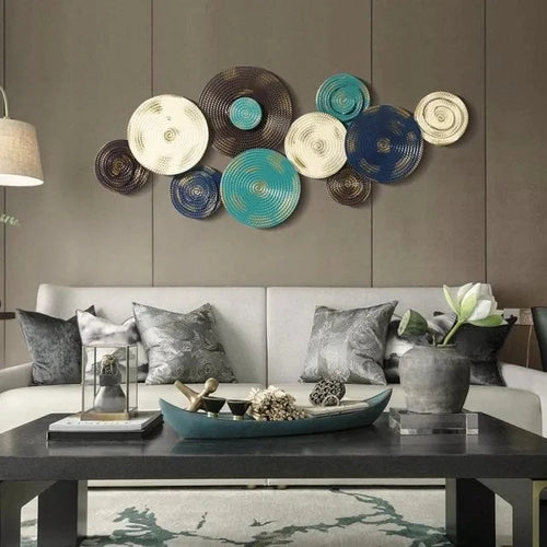 137*59cm Nordic Light Luxury Metal Decoration Wall Pendant Home Decor Iron Art Wall Hanging Model Room Wall Decoration