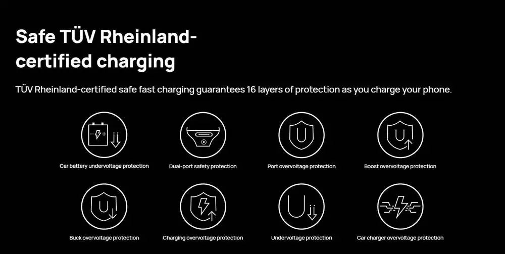 Huawei SuperCharge Wireless Car Charger 50W Max Intelligent Both Side Sensor Mounting Dual Charging 3D Cooling Fast Charger