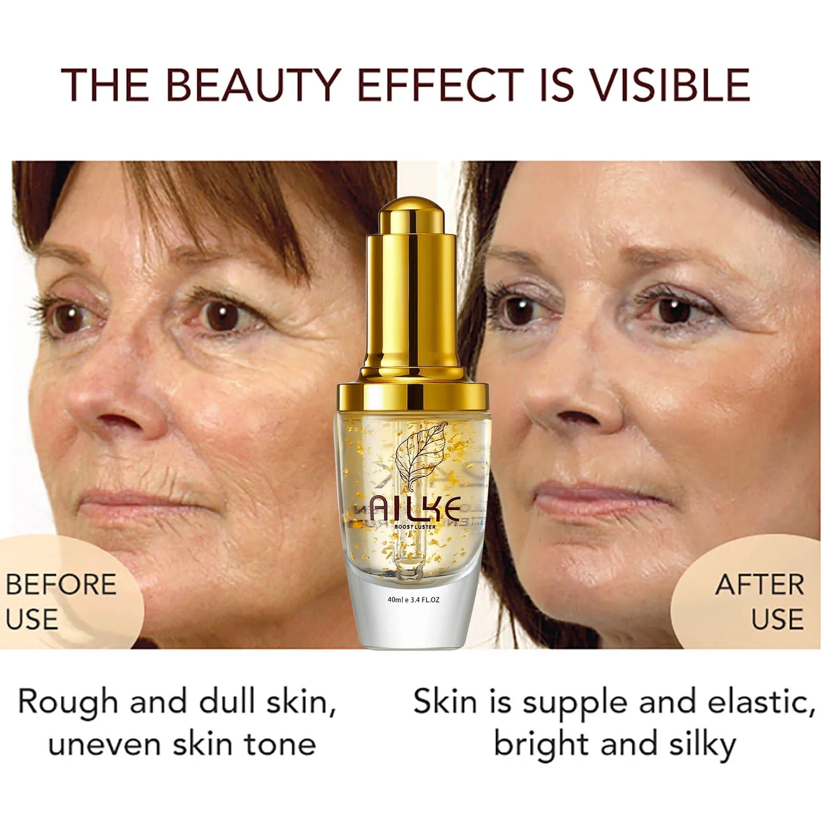 AILKE Brightening Skin Care Set – Even Skin Tone, Anti-Wrinkle & Dark Spot Corrector for All Skin Types