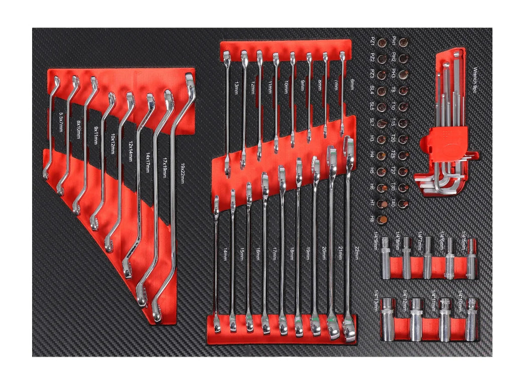 196 Piece Kit Workshop Hand Tools CR-V Material General Tool Sets with EVA Tray for Repair Industry Juego De Herramientas