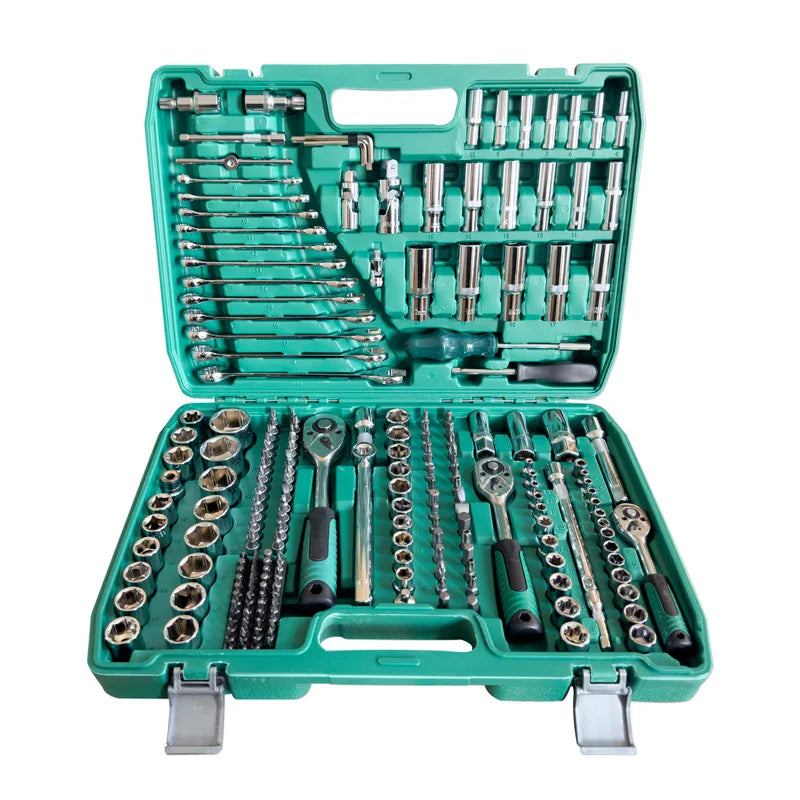 Customizable 151-Piece Steel Hand Tools Set for Auto Repair with OEM Case Packaging for Workshop Use