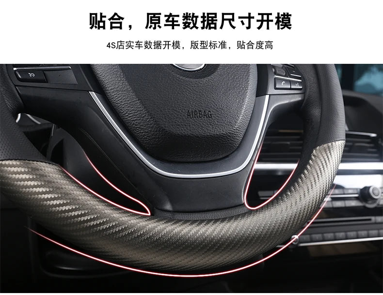 Funda de Volante de Cuero 38 cm – Renault Clio Megane Laguna Kadjar Koleos Scenic