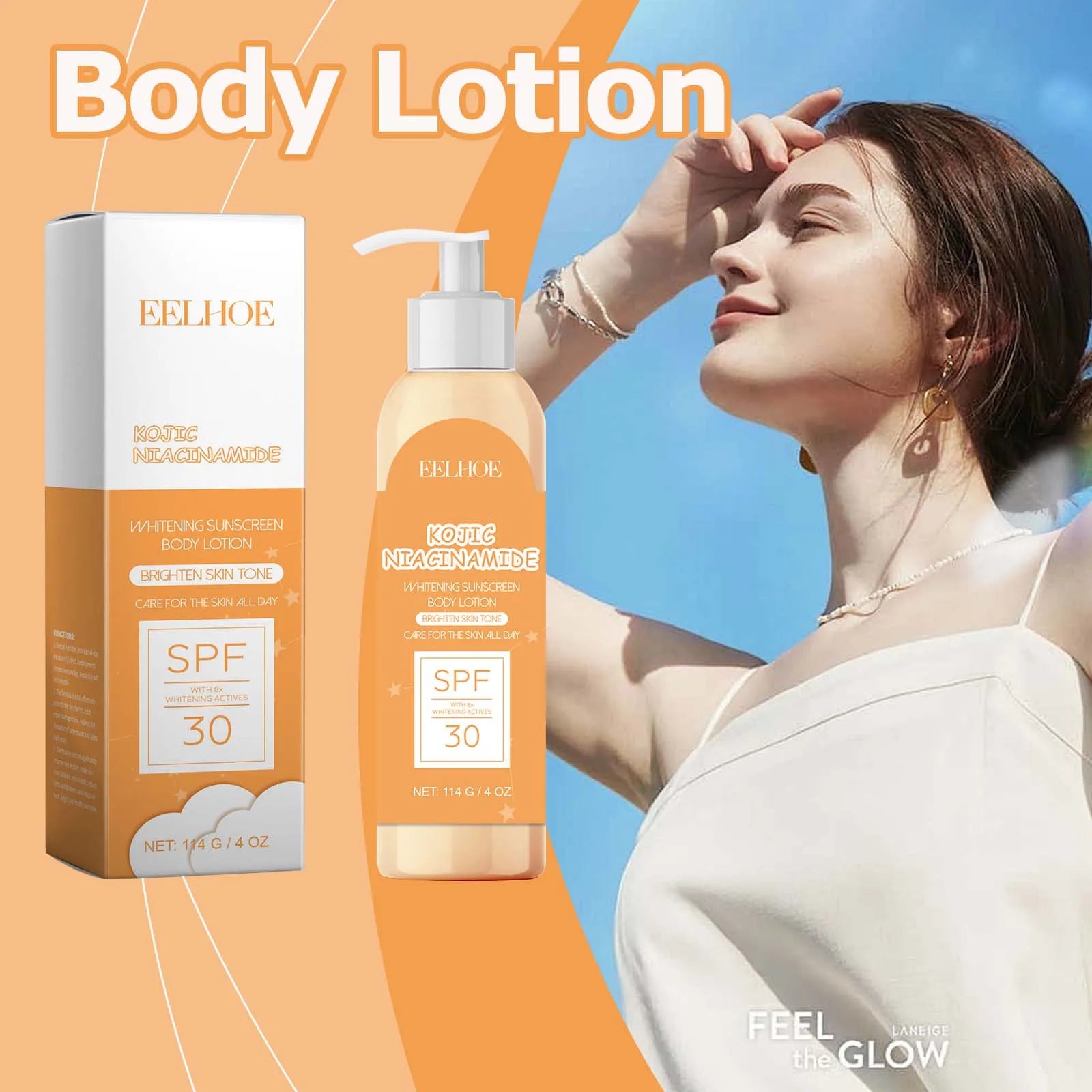 Kojic Acid Body Lotion SPF 30+ UV Protection Cream-0