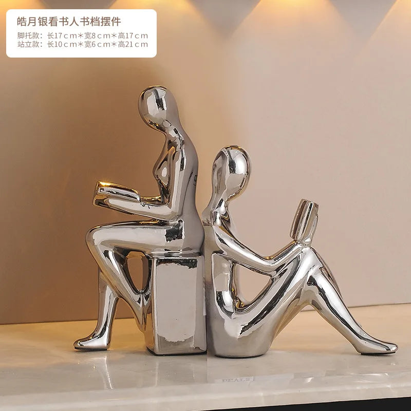 Creative Sitting Doll Figurine Desktop Ornament