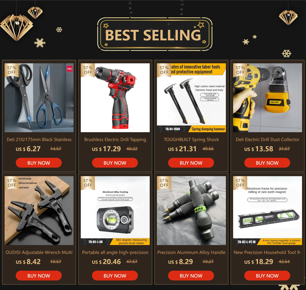 Brushless Cordless Impact Drill – Electric Screwdriver with Metal Chuck