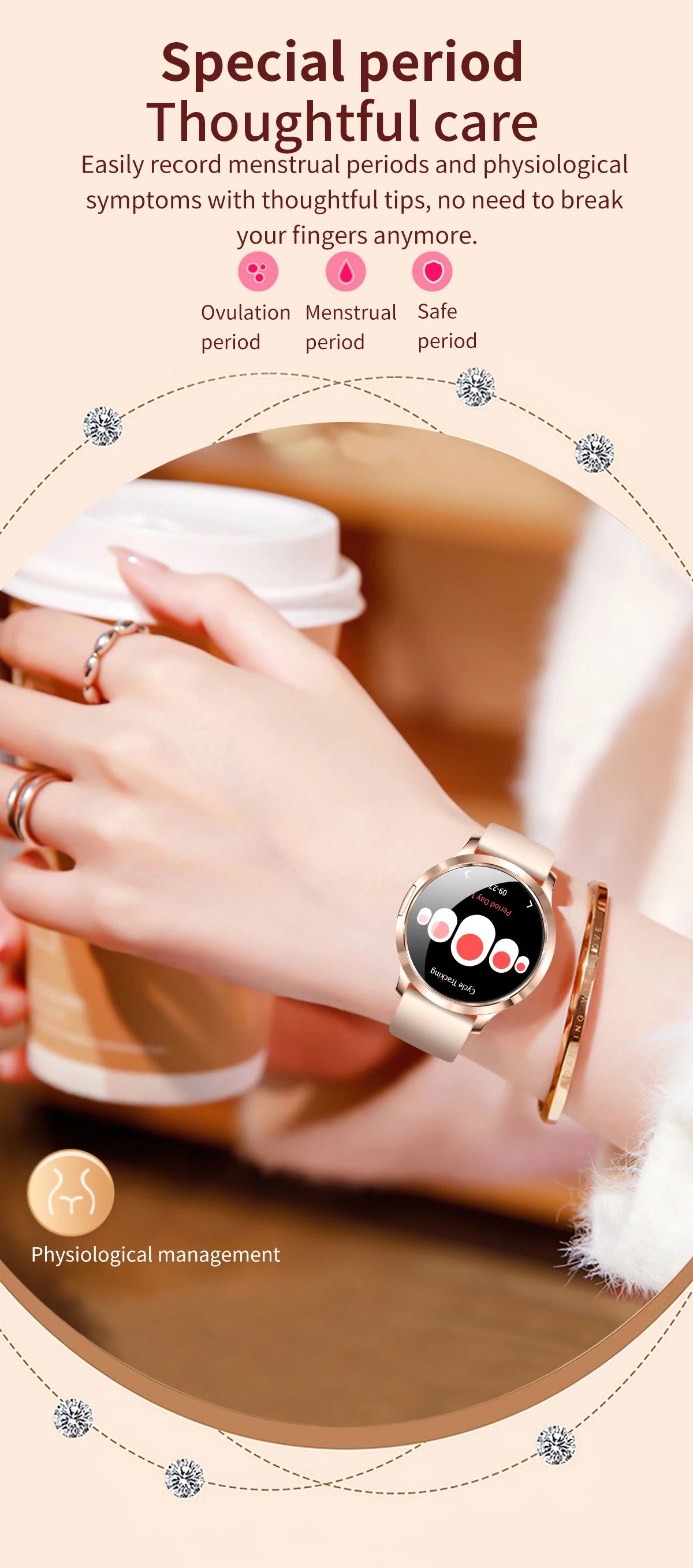 1.32-Inch AMOLED Smartwatch with 100+ Sports Modes & Bluetooth Calling