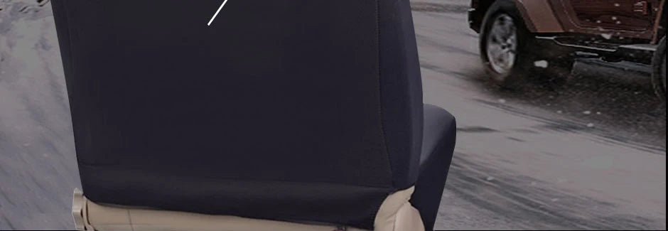 SEAMETAL Full-Surrouded Car Seat Cover Breathable Leatherette Seat Cushion Anti Scratch Seat Protector Cover for Sedan Suv Truck
