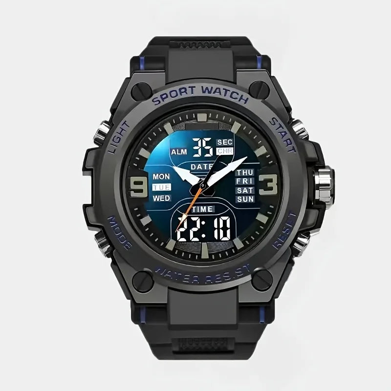 Men's Digital Sports Watch with Alarm, Date and Alloy Case for Outdoor Activities