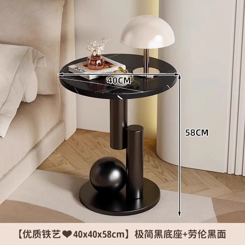 Light Luxury Sofa Side Table – Modern Living Room Coffee Table