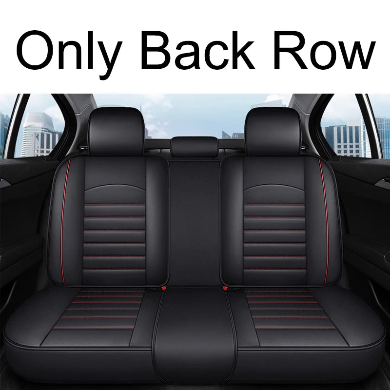 Full Coverage Pu Leather Car Seat Covers for HYUNDAI Tucson Santa FE i30 i40 Veloster Creta Elantra Car Accessories