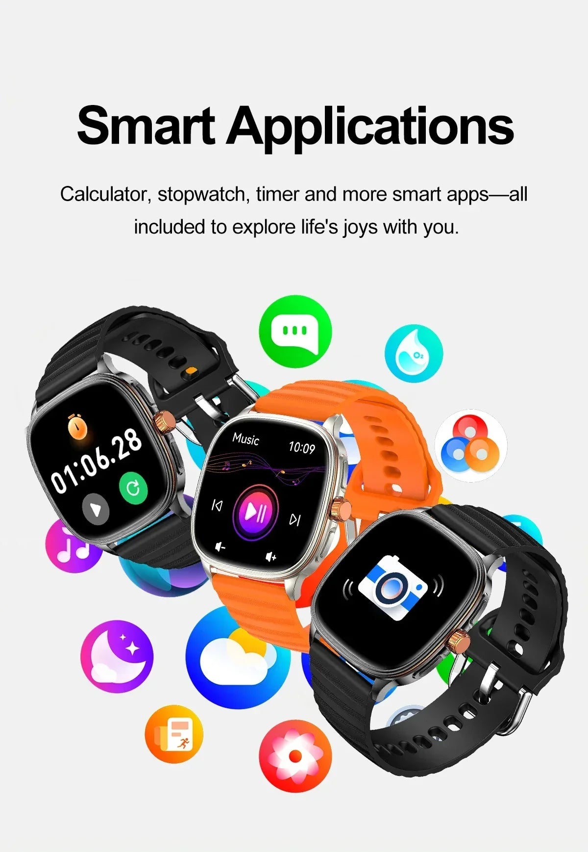 1.39-Inch AMOLED Smartwatch with NFC, Bluetooth Calling & 100 Sports Modes