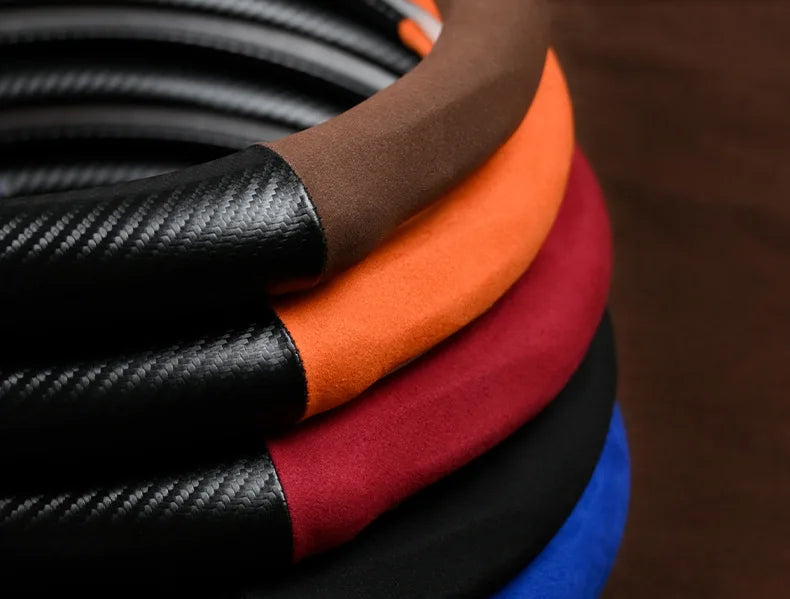 Funda para volante de Mazda – Piel genuina, fibra de carbono, para Axela, CX3, CX5, CX30, MX30