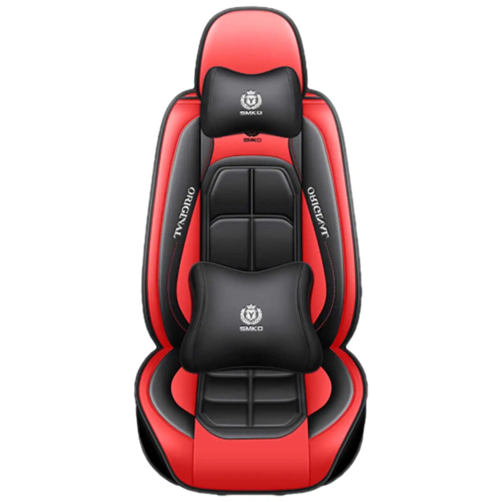 Universal Leather Cover Pu Car Seat Sporty Design Fit For Most Car Suv Truck Four Season Seat Cover For Car Accessories Interior