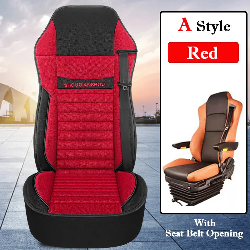 Truck Lorry Bus Auto Seat Cushion Cover for SCANIA Volvo Benz Renault DAF IVECO Hino TATRA Iveco Kenworth Peterbilt Freightliner