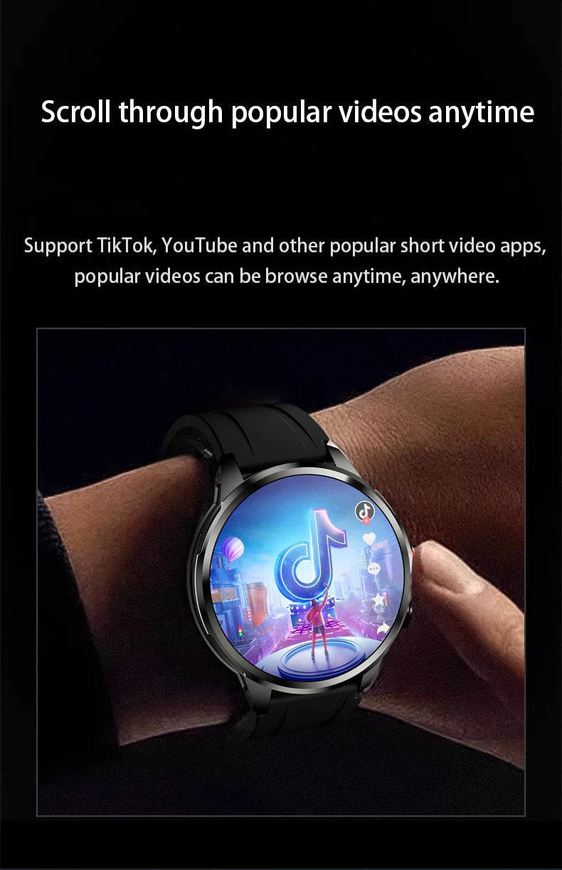 Original H99 Smart Watch Android Watches 1.95inch Amoled Screen Men's Smartwatch With 8MP Rotating Camera GPS WIFI Sim Card Slot