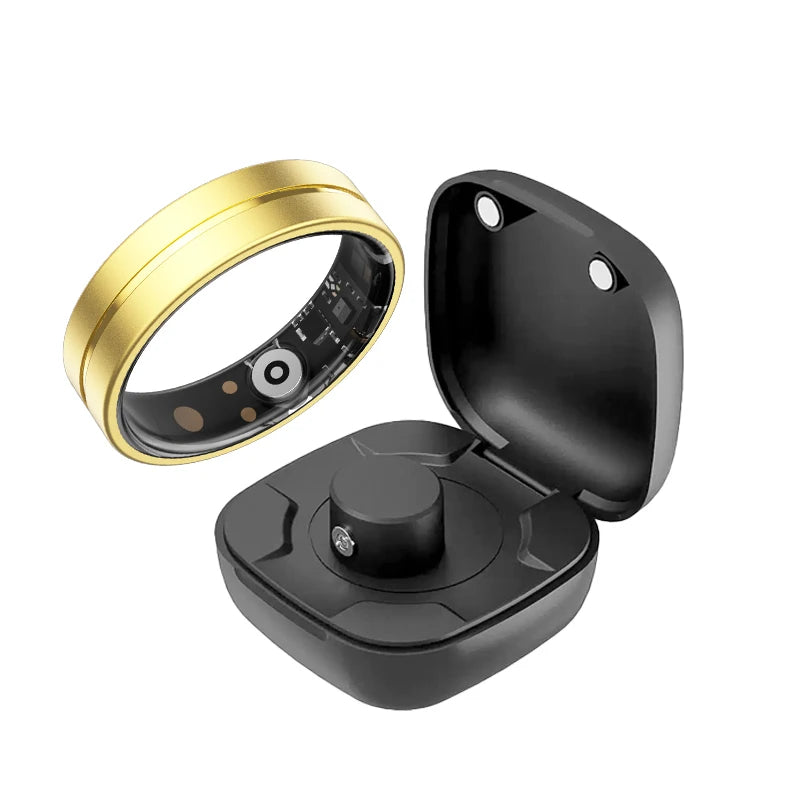 Smart Health Ring 5ATM Waterproof – Heart Rate, Blood Oxygen & Sleep Tracker