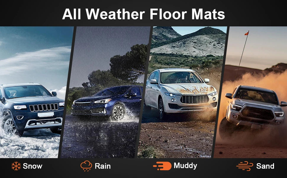 Hyundai Tucson Floor Mats 2022–2025 – All-Weather Full Set