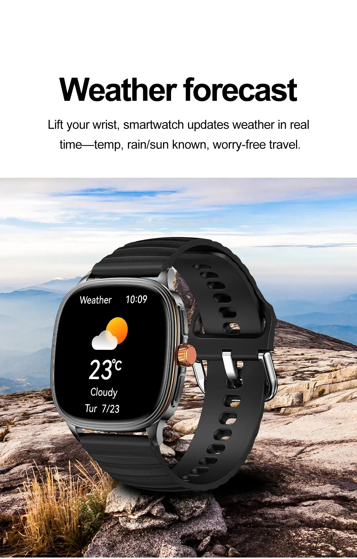 1.39-Inch AMOLED Smartwatch with NFC, Bluetooth Calling & 100 Sports Modes