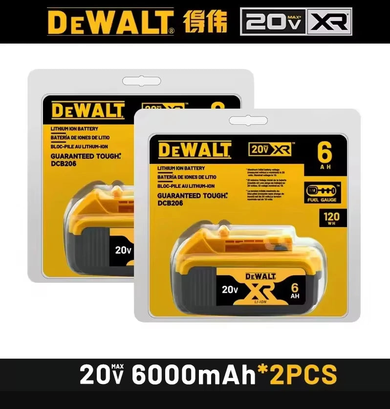 DeWalt 18V/20V 6Ah MAX FlexVolt Battery with Charger Protection — DCB606/DCB205/DCB206