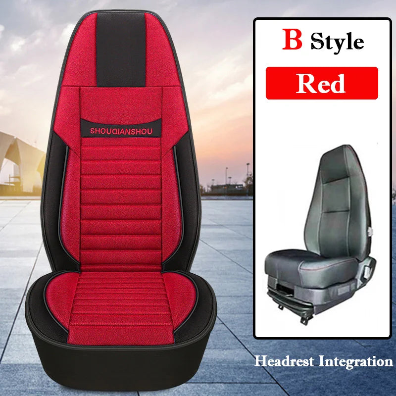 Truck Lorry Bus Auto Seat Cushion Cover for SCANIA Volvo Benz Renault DAF IVECO Hino TATRA Iveco Kenworth Peterbilt Freightliner