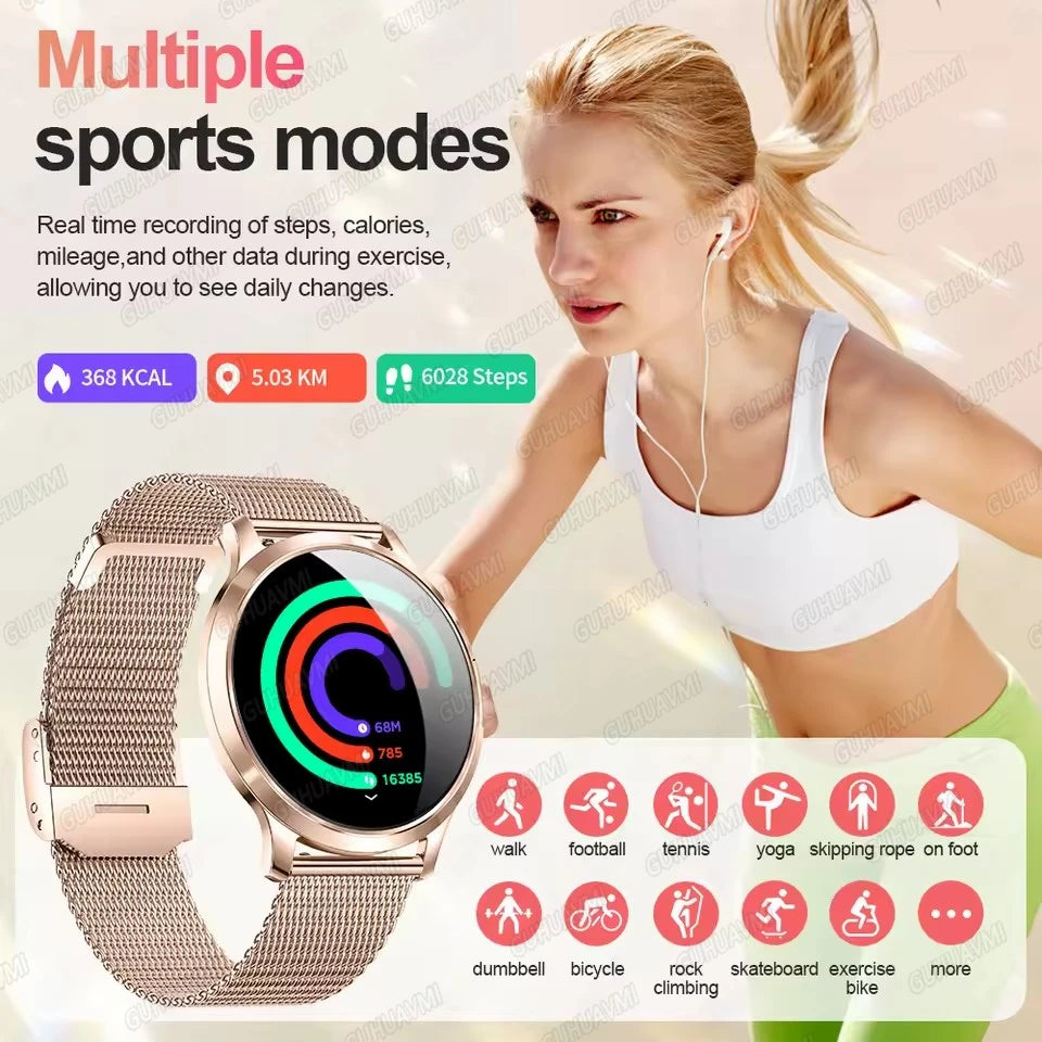 1.32-Inch AMOLED Smartwatch with 100+ Sports Modes & Bluetooth Calling