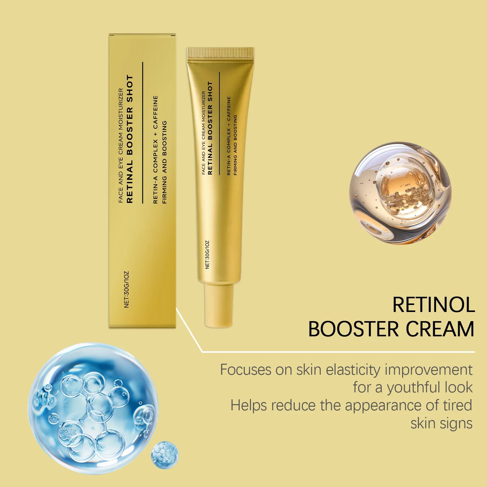 Retinol & Caffeine Firming Cream 30g