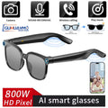 2026 New Smart AI Glasses with 8MP HD Camera 1080P Video Recording ChatGPT Integration Bluetooth Eyewear Business Travel Glasses