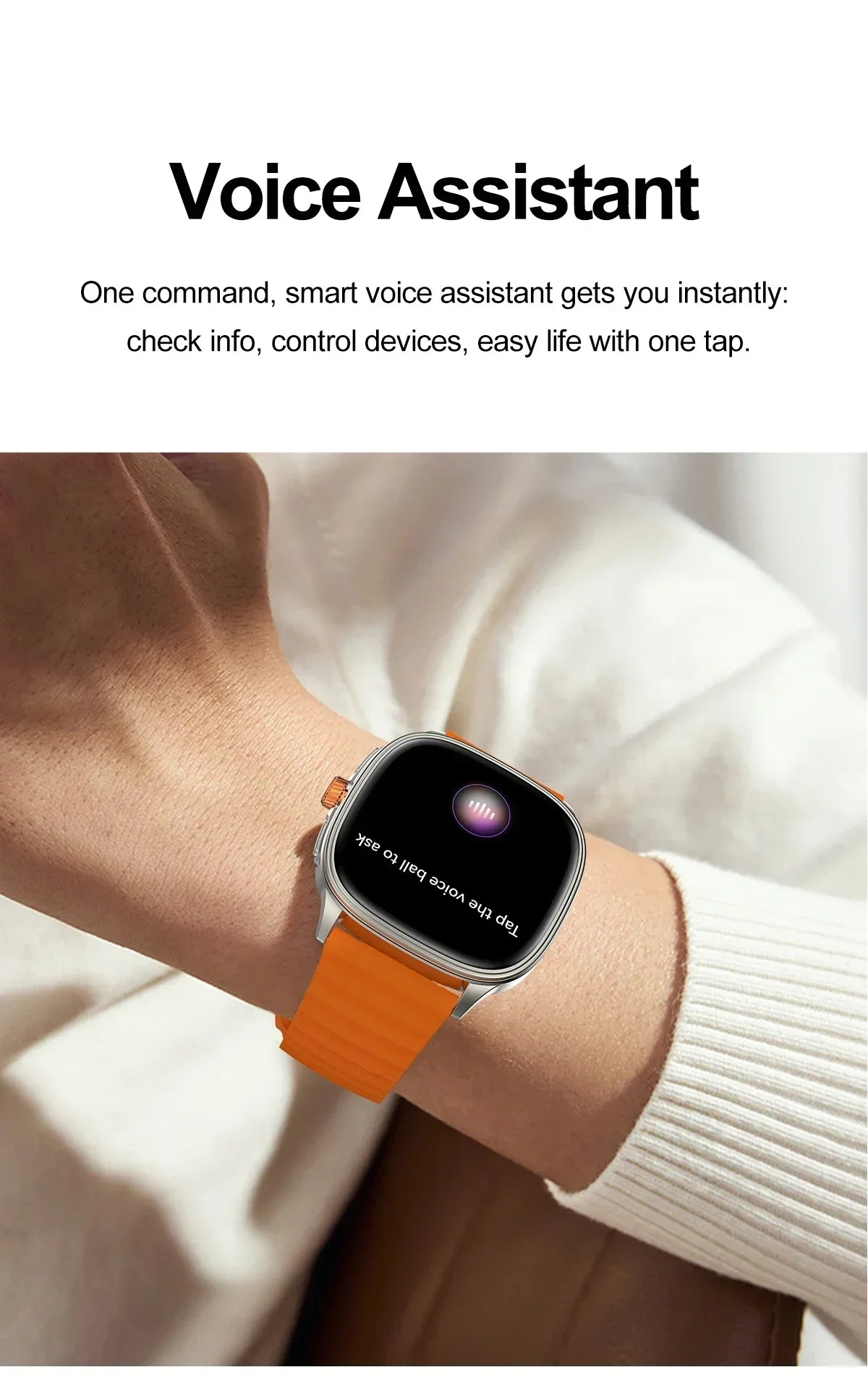 1.39-Inch AMOLED Smartwatch with NFC, Bluetooth Calling & 100 Sports Modes