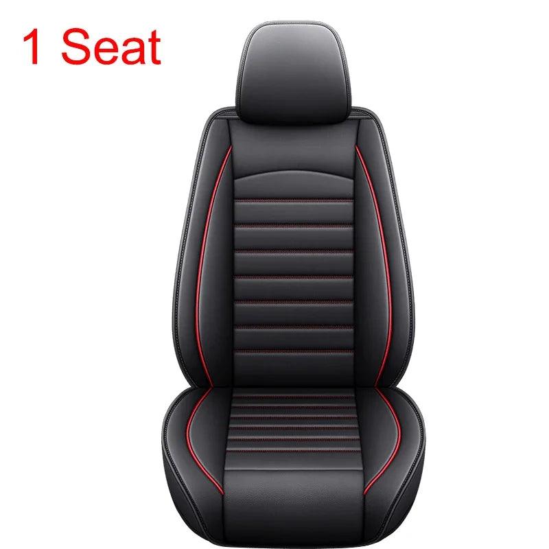 Full Coverage Pu Leather Car Seat Covers for HYUNDAI Tucson Santa FE i30 i40 Veloster Creta Elantra Car Accessories
