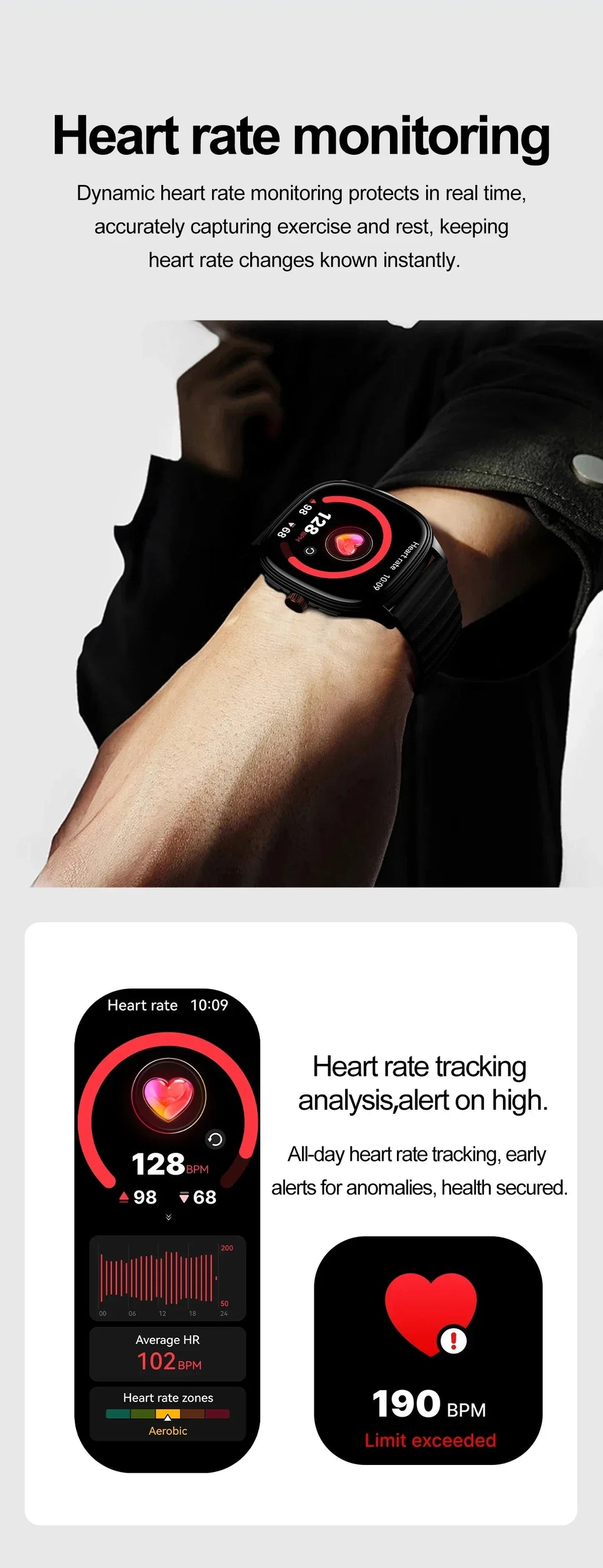 1.39-Inch AMOLED Smartwatch with NFC, Bluetooth Calling & 100 Sports Modes