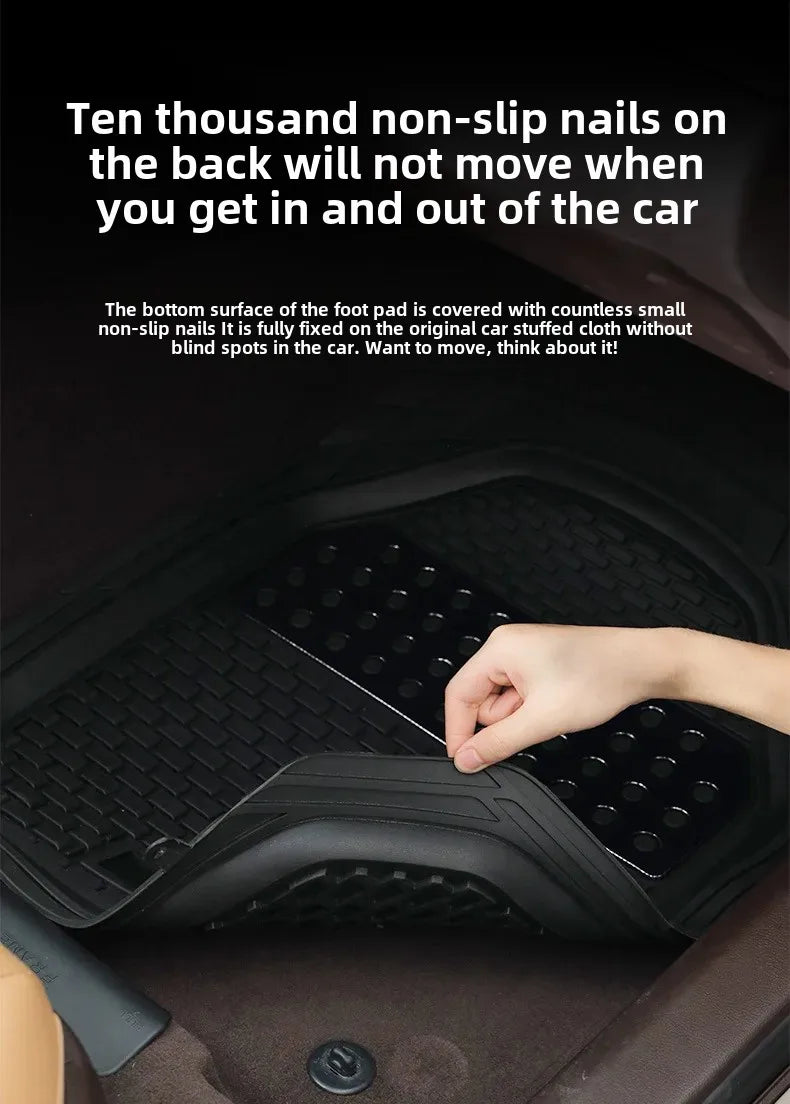 Alfombrillas de goma universales para coche para todas las estaciones Alfombrillas impermeables Alfombrillas protectoras para el interior de vehículos para automóviles