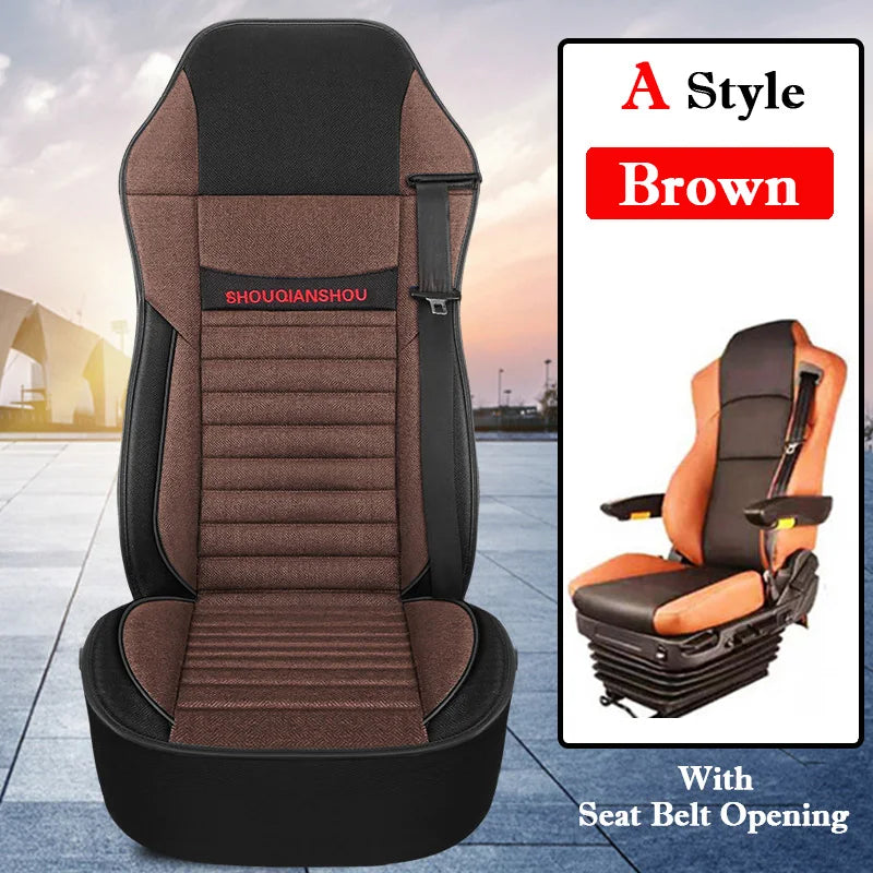 Truck Lorry Bus Auto Seat Cushion Cover for SCANIA Volvo Benz Renault DAF IVECO Hino TATRA Iveco Kenworth Peterbilt Freightliner