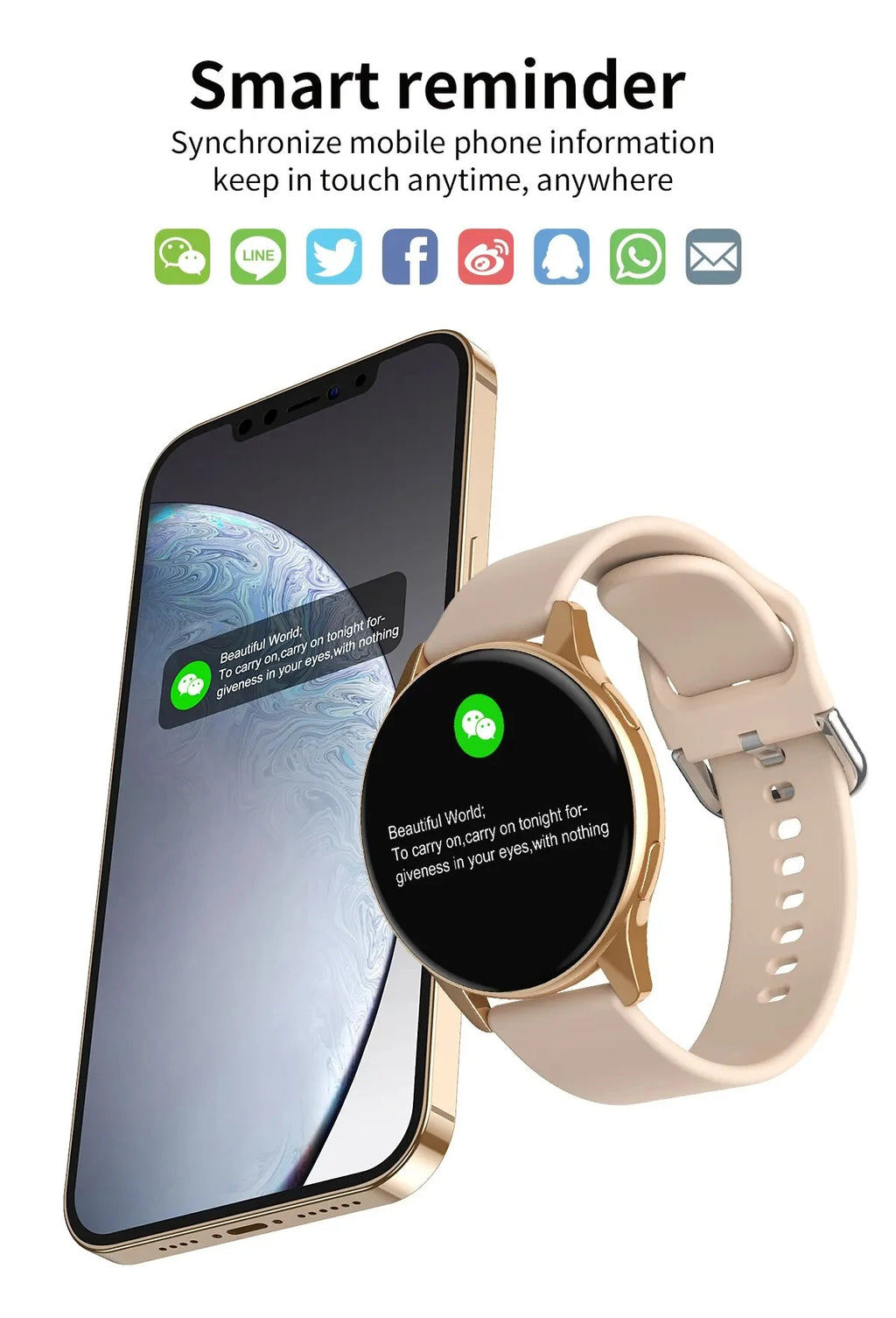 LIGE New Smart Watch 2025 Wireless Charging Smartwatch – Bluetooth Calls, Custom Watch Face, Fitness Bracelet