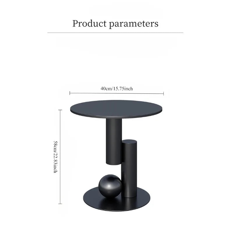 Light Luxury Sofa Side Table – Modern Living Room Coffee Table