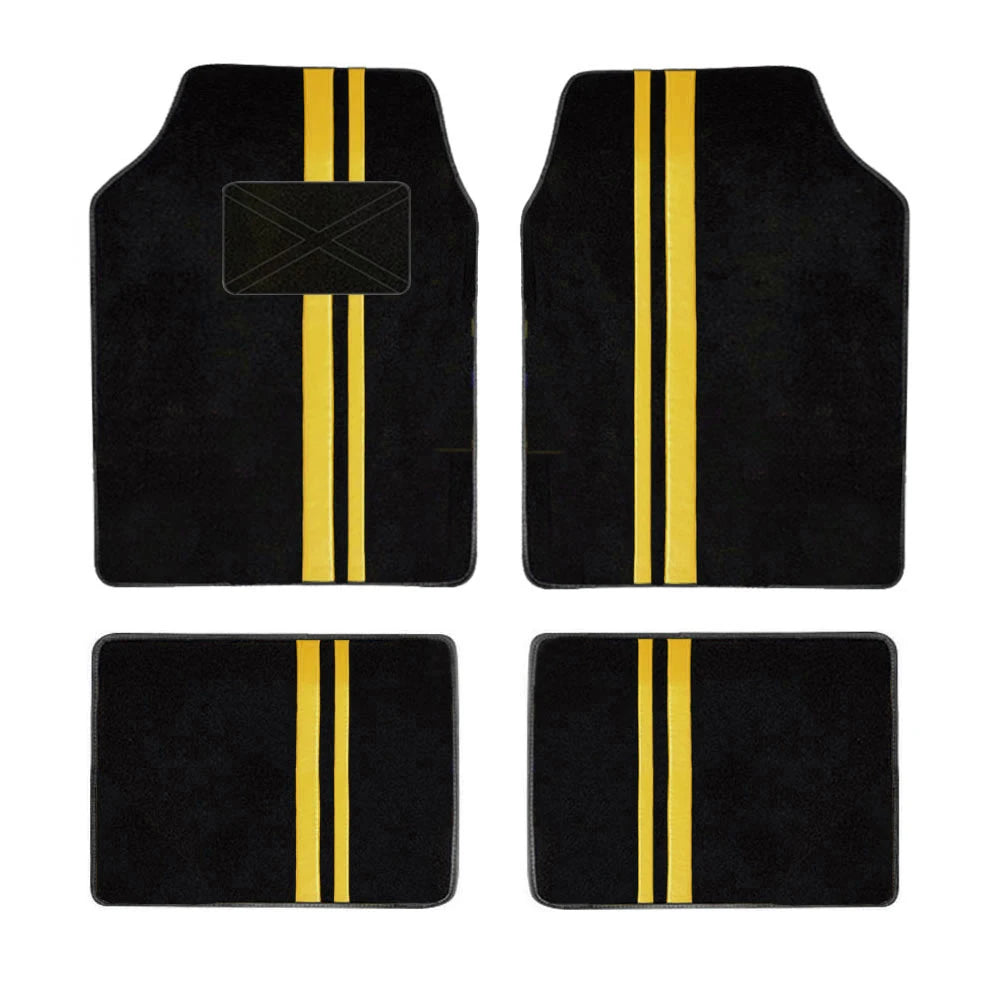 4pcs Universal Car Floor Mats  Auto Foot Pad Protector Waterproof  Rugs Carpet For Car Automotive Interior ccessories