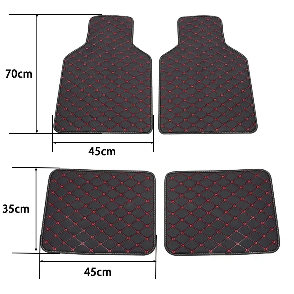 Alfombrillas universales para coche 4 piezas – Varios colores