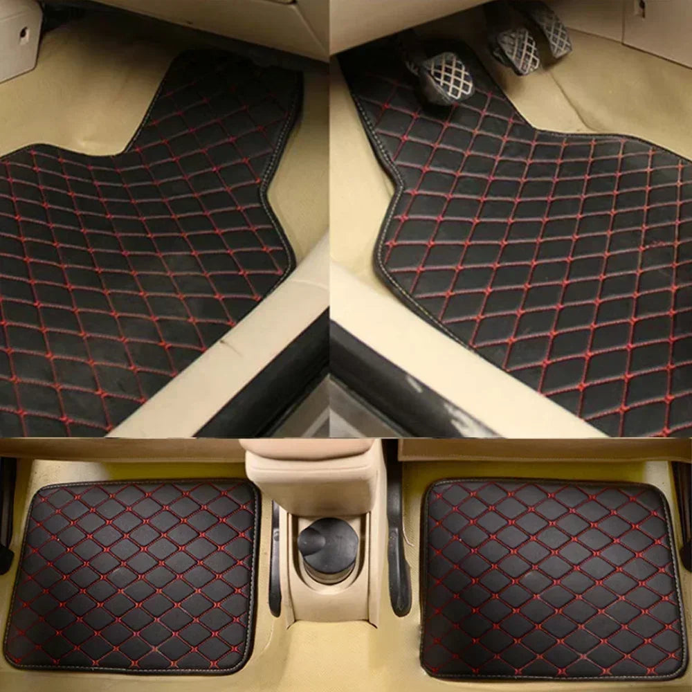 Universal Car Floor Mats 4pcs – Multi-Colour