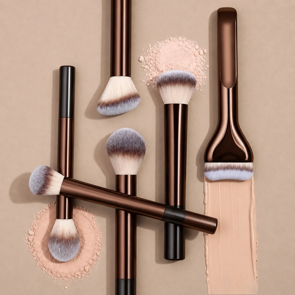 14pcs Professional Makeup Brushes – Premium Synthetic Travel Set