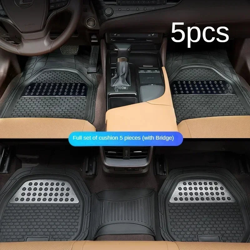 All Season Universal Rubber Auto Floor Mats Car Waterproof Carpet Mats Vehicles Interior Floor Protective mats For Automobiles