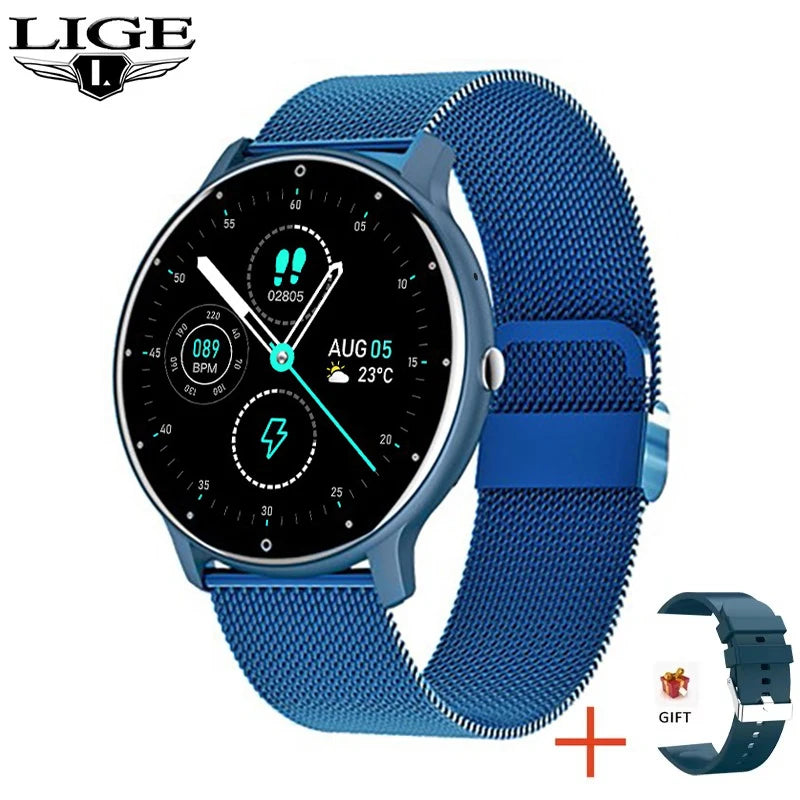 LIGE Smartwatch for Women & Men – Bluetooth Calls and Fitness Tracking